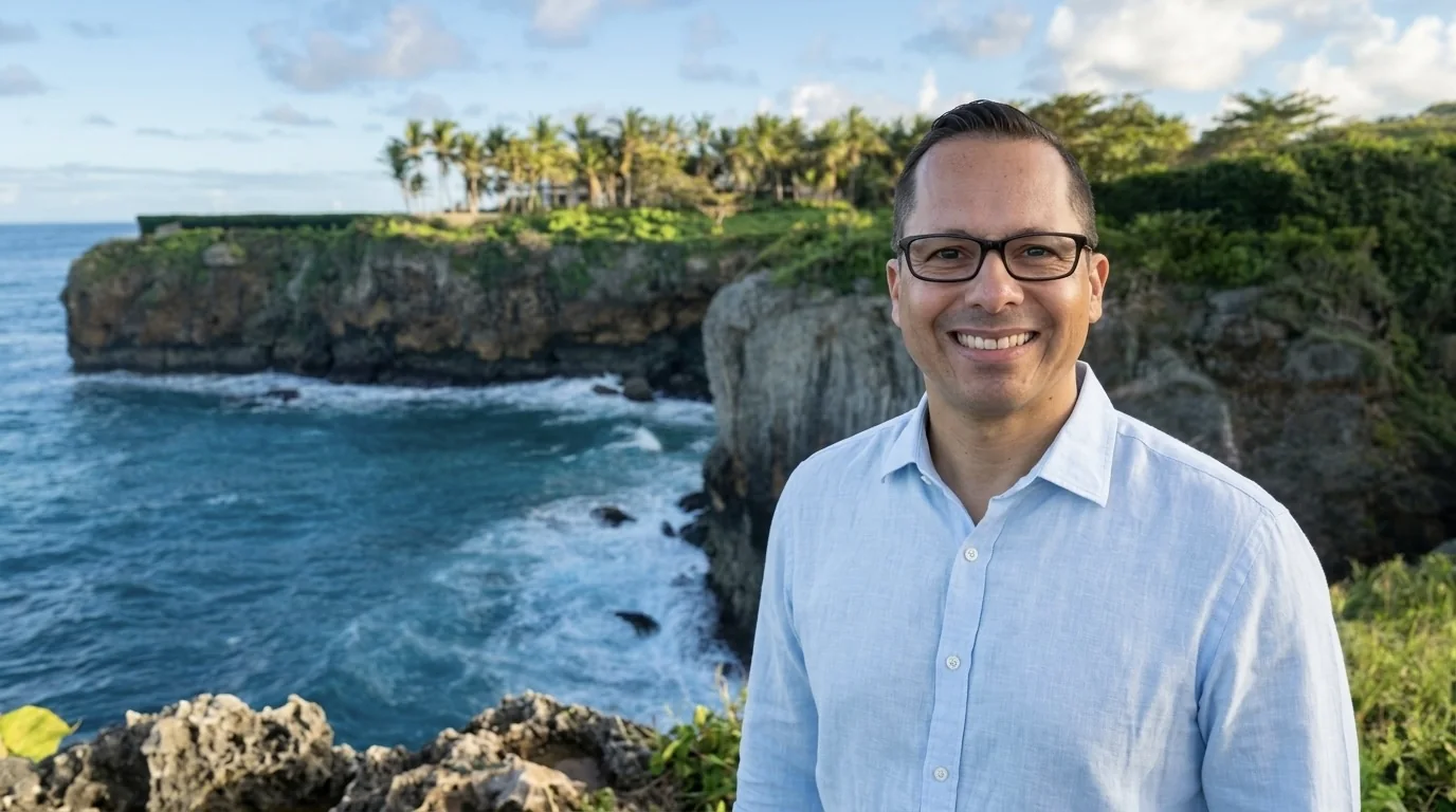 Jeffrey Seda of Seda Realty by the Cabrera coast